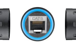 POWERTECH αδιάβροχος σύνδεσμος RJ45 CAB-N427, CAT 6, IP68, μαύρος 4 μαύρος