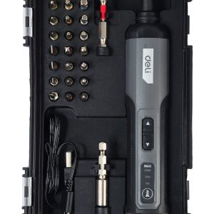 DELI σετ κατσαβίδι μπαταρίας με μύτες DC161