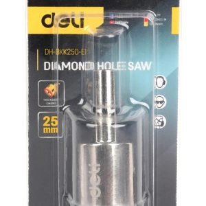 DELI ποτηροτρύπανο διαμαντέ DH-BKK250-E1 για πλακάκια/γυαλί, 25mm διάμετρος 3 DH BKK250 E1 2