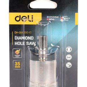 DELI ποτηροτρύπανο διαμαντέ DH-BKK350-E1 για πλακάκια/γυαλί, 35mm διάμετρος 3 DH BKK350 E1 2