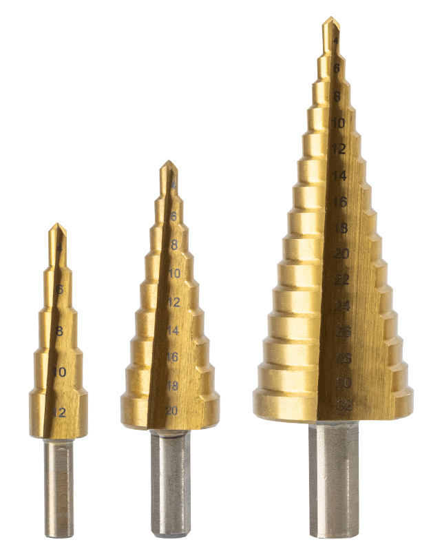 DELI σετ κωνικά τρυπάνια DH-JTZ0003-ED1 για μέταλλο DELI σετ κωνικά τρυπάνια DH-JTZ0003-ED1 για μέταλλο