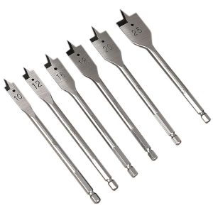 DELI σετ τρυπάνια φτερού DH-MBZ006-ED1 για ξύλο