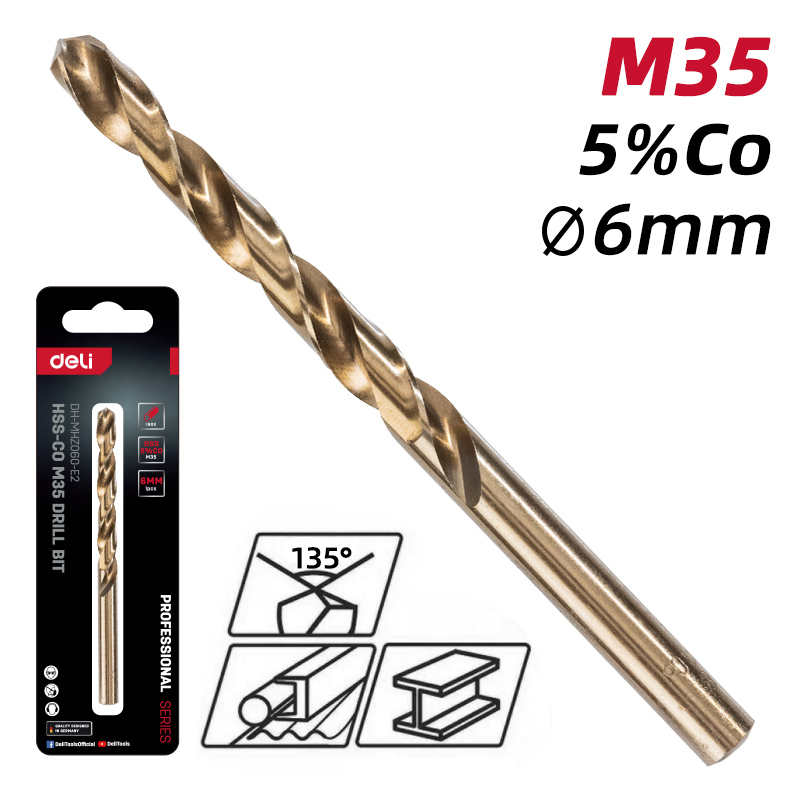 M35 HSS 5% κοβαλτίου M35 HSS 5% κοβαλτίου