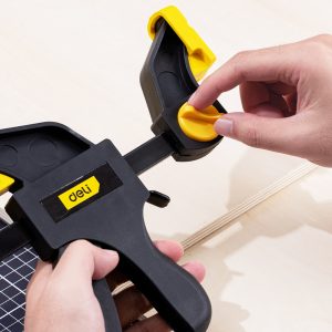 DELI σφιγκτήρας σκανδάλης DL110124 με μέγιστο άνοιγμα 600mm, μαύρος 3 DL110124 2