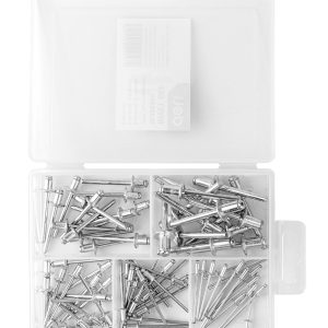 DELI σετ πριτσίνια DL236906, χάλυβας άνθρακα, 2.4-6.4mm, 75τμχ 2 χάλυβας άνθρακα