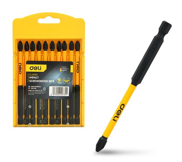 DELI σετ μύτες κατσαβιδιού DL251100 για δραπανοκατσάβιδο DELI σετ μύτες κατσαβιδιού DL251100 για δραπανοκατσάβιδο