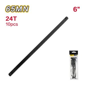 DELI σετ λάμες πριονιού σιδήρου/ξύλου DL353001, 150mm, 24 TPI, 10τμχ 3 24 TPI