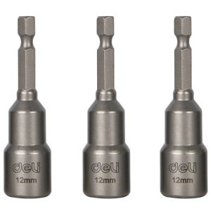 DELI σετ καρυδάκια DL4812T για δραπανοκατσάβιδο