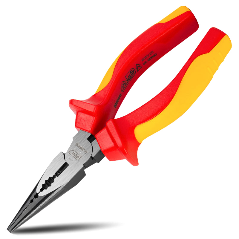 DELI μυτοτσίμπιδο ίσιο ηλεκτρολόγου DL512106 με αντιολισθητικές λαβές DELI μυτοτσίμπιδο ίσιο ηλεκτρολόγου DL512106 με αντιολισθητικές λαβές