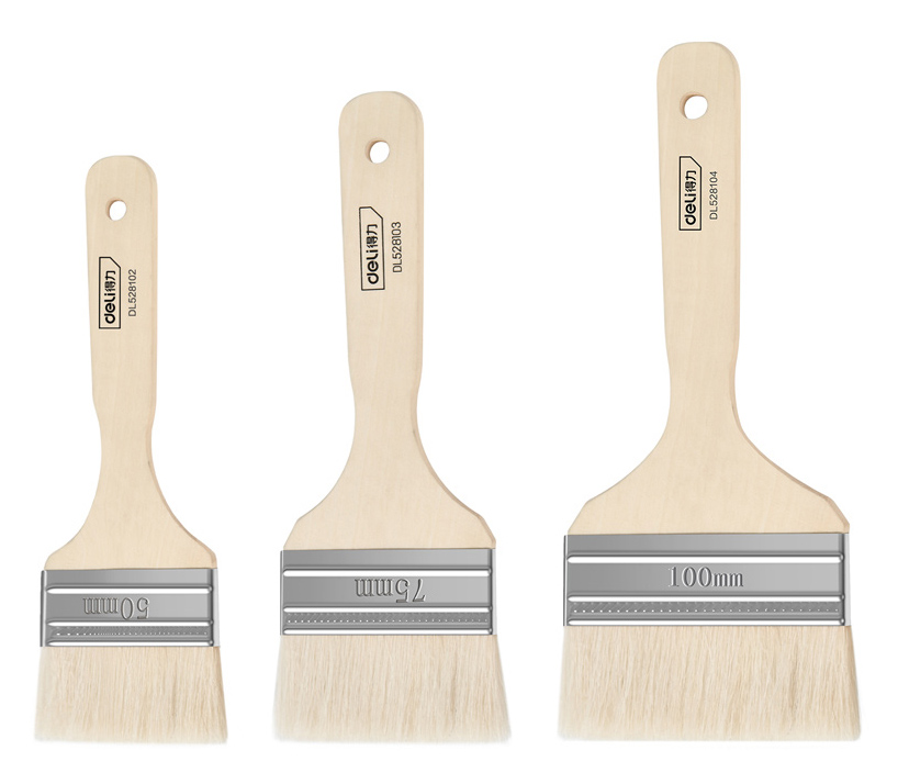 DELI σετ πινέλα βαφής DL528101 με φυσικές τρίχες DELI σετ πινέλα βαφής DL528101 με φυσικές τρίχες