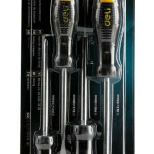 DELI σετ κατσαβιδιών DL620004, μαγνητικά, 4τμχ 3 4τμχ