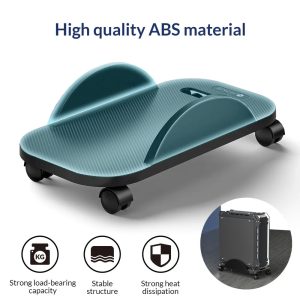 IAMAKER βάση PC DND2 με ροδάκια, universal, 22x47cm, μαύρη 3 22x47cm