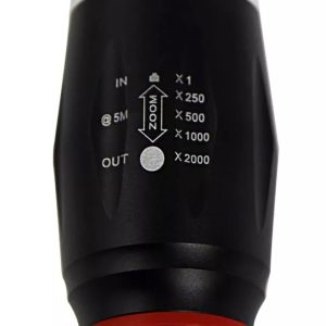 ESPERANZA φορητός φακός LED EOT070, 250lm, IPX3, zoom, με μαγνήτη, μαύρος 4 zoom