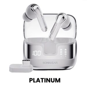 SONICGEAR DUAL MODE 2.4G/BT5.4 SUPERIOR 4MICS ANC/ENC EARPUMP XP2 PLATINUM