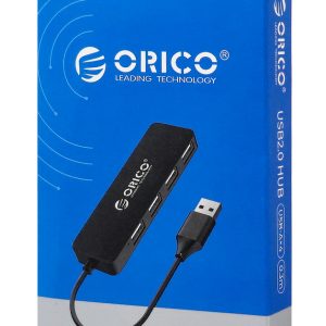 ORICO USB hub FL01, 4x θυρών, USB 2.0, 480Mbps, USB σύνδεση, μαύρο 4 480Mbps