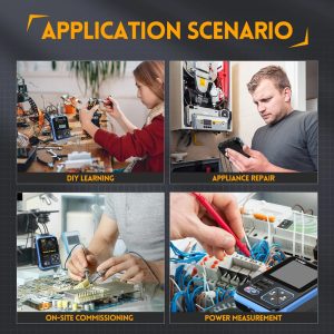 FNIRSI 3 σε 1 παλμογράφος/signal generator/transistor tester χειρός DSO-TC3, επαναφορτιζόμενο 4 FNR DSO TC3 3