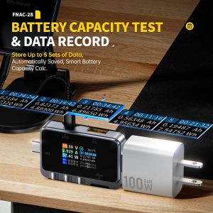FNIRSI USB tester φόρτισης FNAC-28, USB & USB-C 4 FNR FANC 28 3