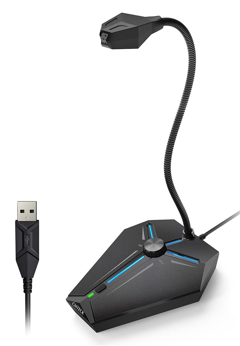 CMTECK επιτραπέζιο μικρόφωνο G006Plus με εύκαμπτο βραχίονα CMTECK επιτραπέζιο μικρόφωνο G006Plus με εύκαμπτο βραχίονα