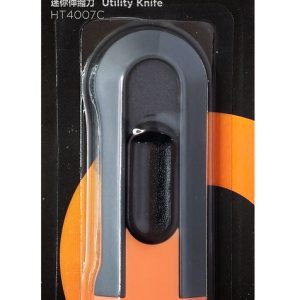 DELI κοπίδι HT4007C, άμεσο άνοιγμα/επαναφορά, πλαστικό, 12mm, γκρι/πορτοκαλί 3 πλαστικό