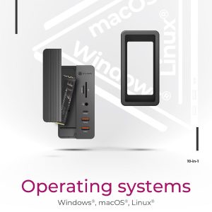 ICY BOX 10-in-1 DOCKING STATION WITH M.2 NVMe SSD BAY BLACK 3 IBDK4072MCU31 1