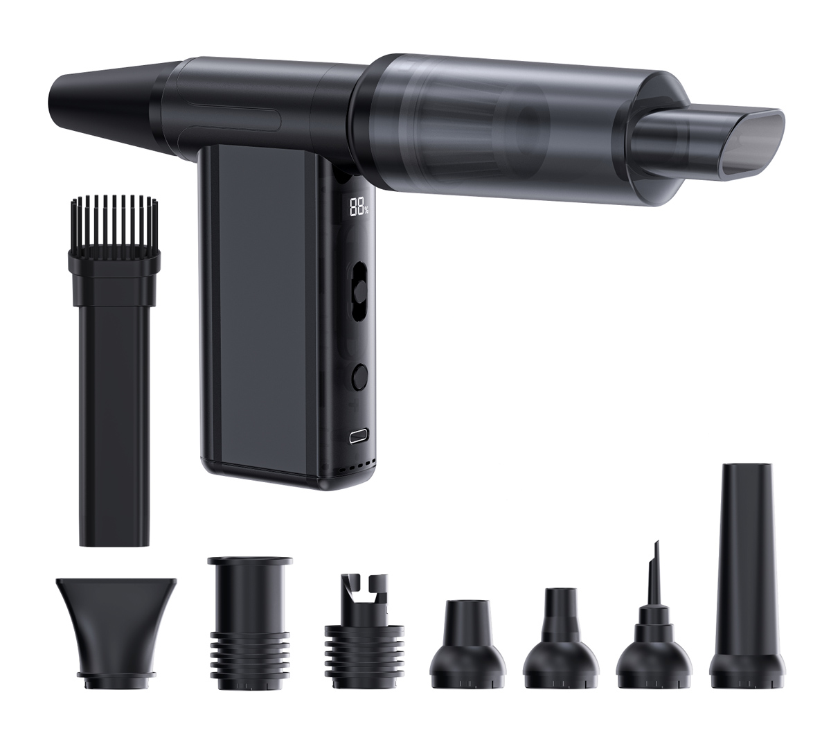 KINZIR 2 σε 1 σκουπάκι χειρός & air duster AD51 KINZIR 2 σε 1 σκουπάκι χειρός & air duster AD51