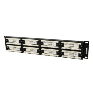 CABLEXPERT CAT.6 48 PORT PATCH PANEL WITH REAR CABLE MANAGEMENT
