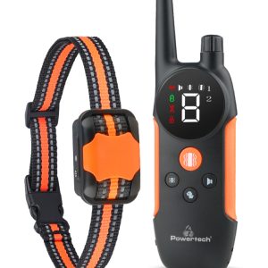 POWERTECH ηλεκτρικό κολάρο εκπαίδευσης σκύλου PT-1399 με ασύρματο χειριστήριο