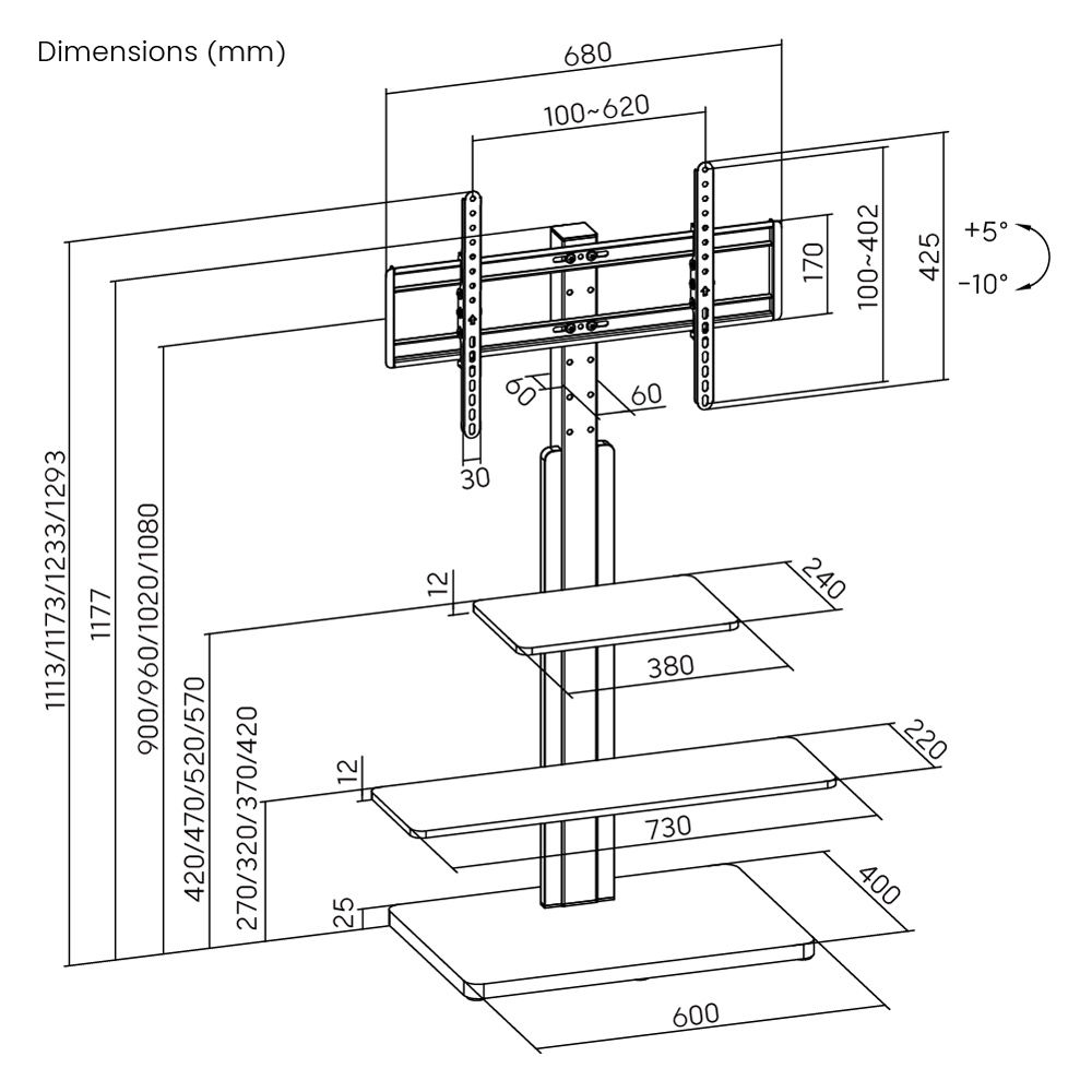 με ράφια με ράφια