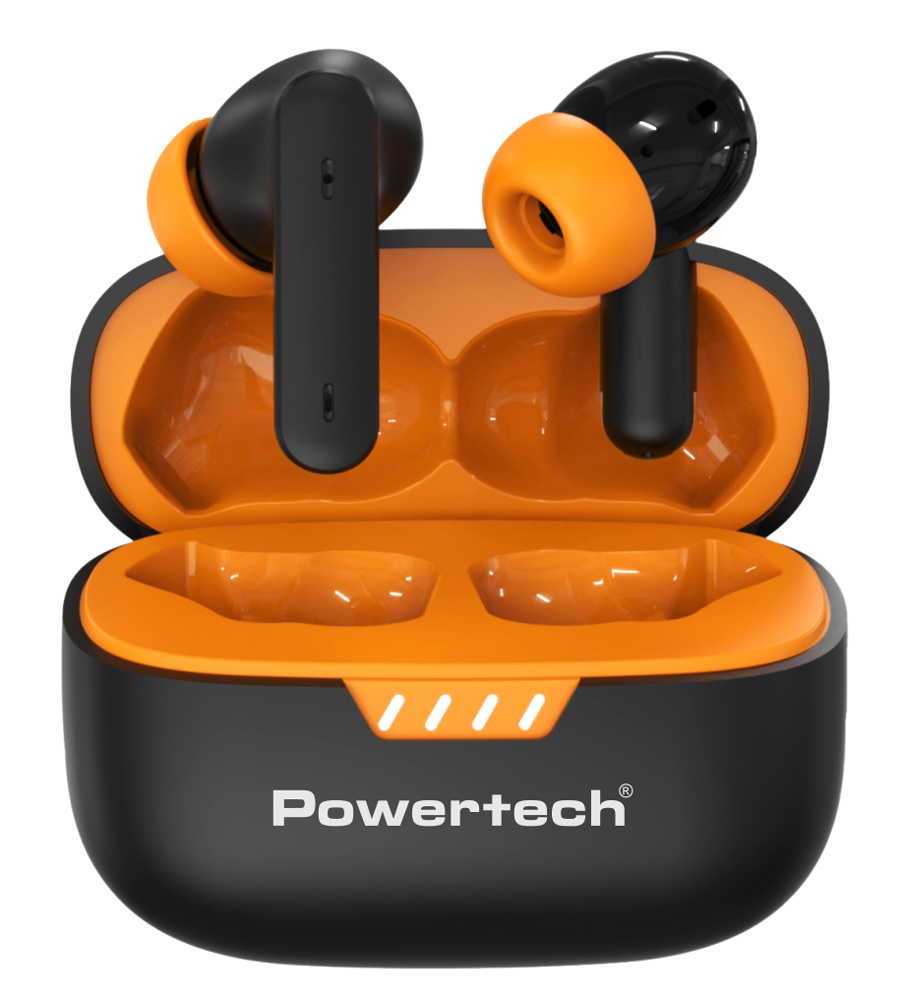 POWERTECH earphones με θήκη φόρτισης PT-1431 POWERTECH earphones με θήκη φόρτισης PT-1431