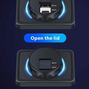 POWERTECH πρίζα USB για σκάφη & οχήματα PTL-027, USB & USB-C 3 PTL 027 2