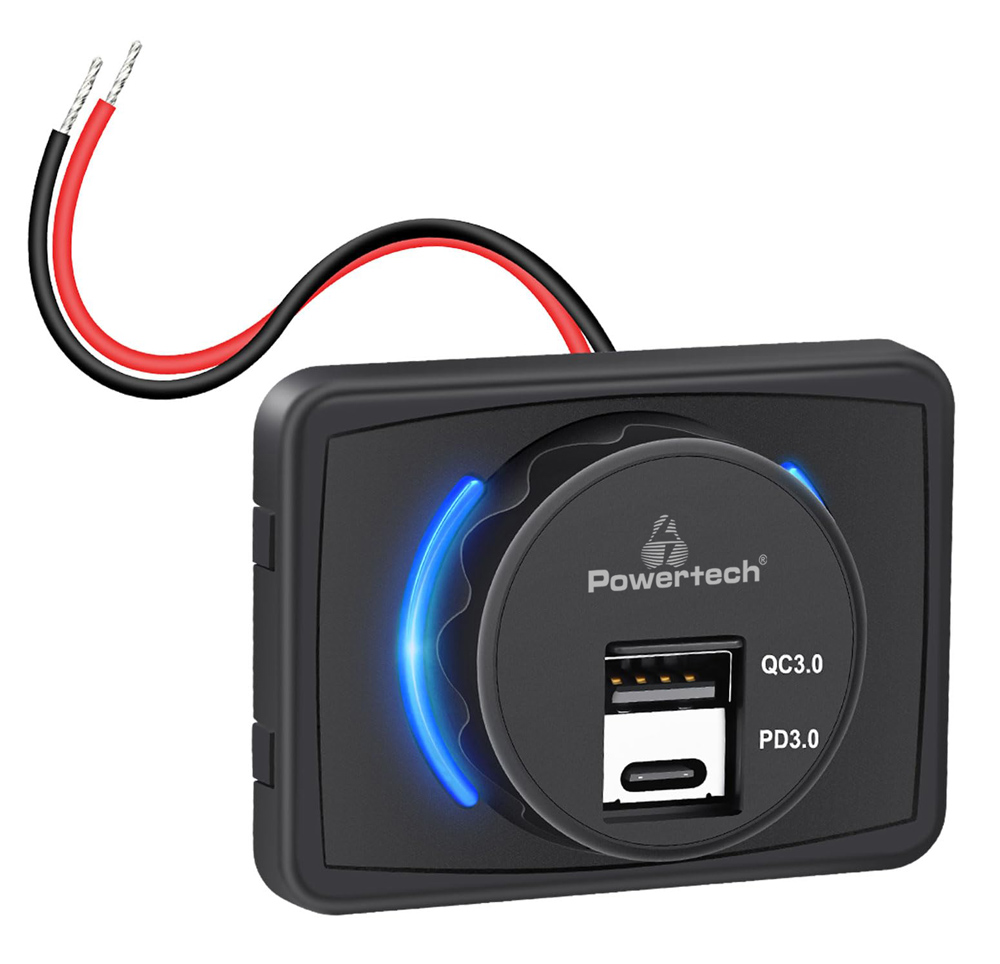 POWERTECH πρίζα USB για σκάφη & οχήματα PTL-027 POWERTECH πρίζα USB για σκάφη & οχήματα PTL-027