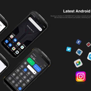 DOOGEE smartphone S41T, 5.5", 4/64GB, 6300mAh, IP68/IP69K, πορτοκαλί 4 6300mAh