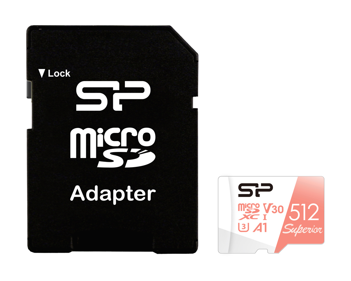 SILICON POWER κάρτα μνήμης microSDXC Superior SILICON POWER κάρτα μνήμης microSDXC Superior