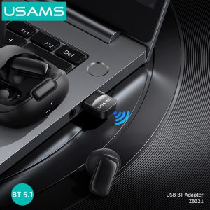 USAMS USB αντάπτορας Bluetooth 5.1 ZB321, μαύρος 3 ZB321SPQ01 2