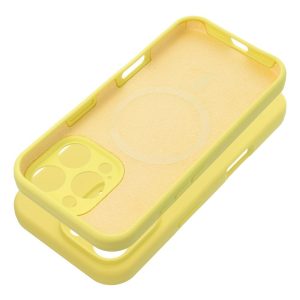 Θήκη iPhone 17 Pro Max Silicone 2mm MagSafe Compatible lemon 4 Case SILICONE 2mm for IPHONE 17 Pro Max compatible with MagSafe lemon