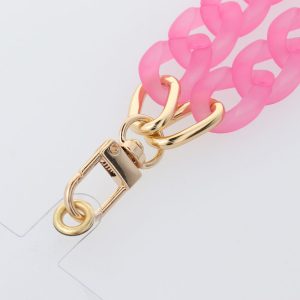 Phone pendant / cord length 40cm (20cm in the loop) / on wrist - pink