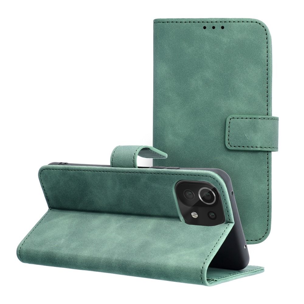 TENDER Book Case for XIAOMI Mi 11 Lite 5G / Mi 11 Lite LTE ( 4G ) / Mi 11 Lite NE green TENDER Book Case for XIAOMI Mi 11 Lite 5G / Mi 11 Lite LTE ( 4G ) / Mi 11 Lite NE green