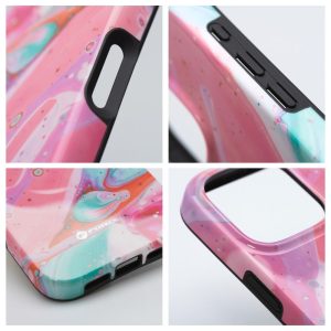 FORCELL F-PROTECT Mirage, Military Drop-Tested case compatible with MagSafe for IPHONE 15 PRO MAX pink marble 5 af5541409c4bed9919cb2c9263400bb3