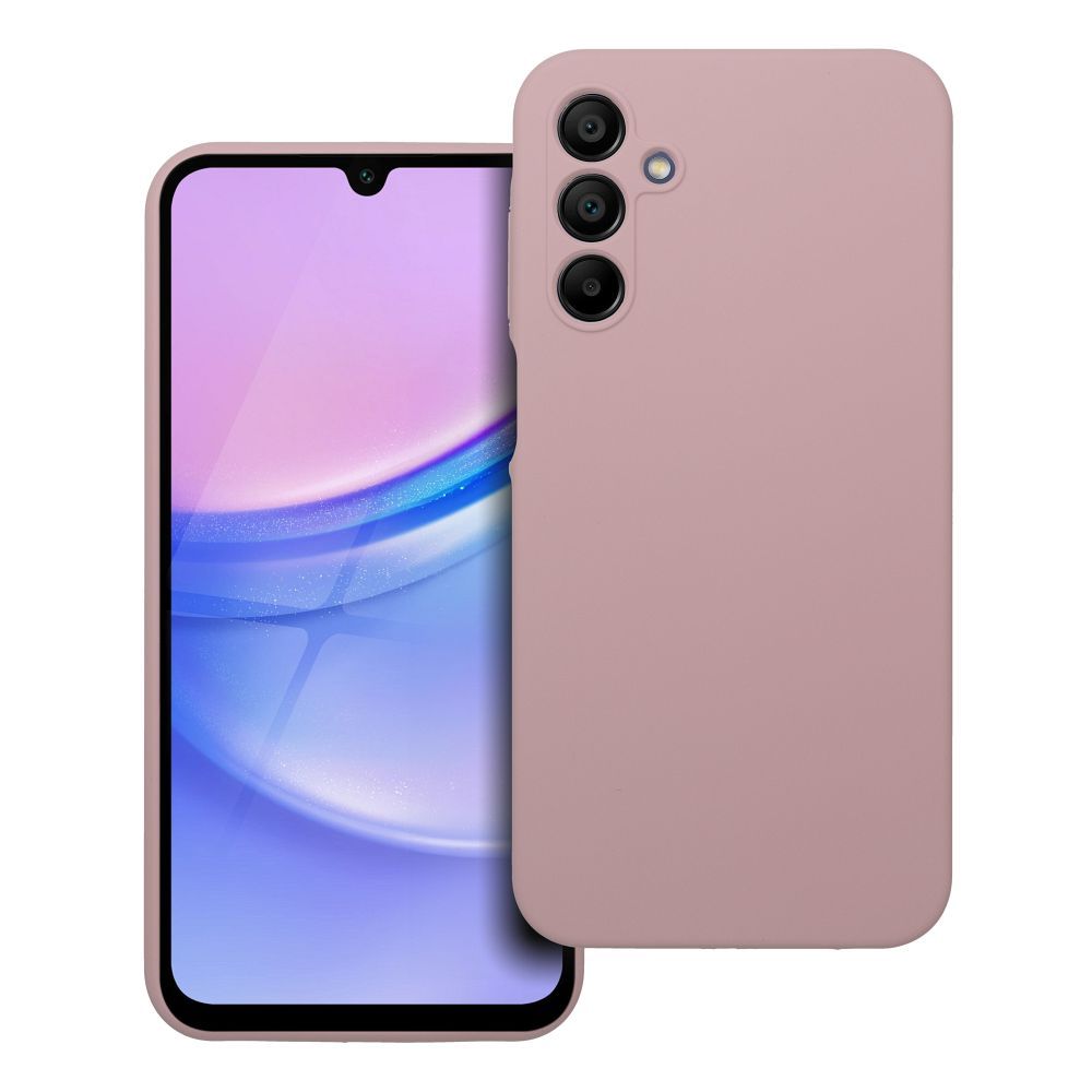 Case for Samsung A15 5G / A15 4G Silicone 2mm powder pink Case for Samsung A15 5G / A15 4G Silicone 2mm powder pink