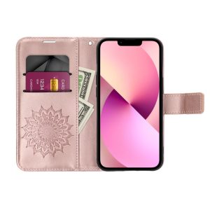 Θήκη Xiaomi Redmi A5 βιβλίο MEZZO Mandala Rose Gold με Θήκες Καρτών 3 26) mandala rose gold