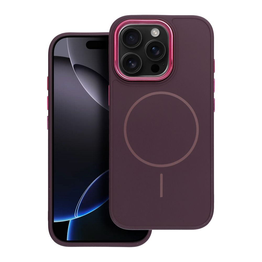 FRAME MAG COVER Case compatible with MagSafe for IPHONE 15 PRO MAX purple FRAME MAG COVER Case compatible with MagSafe for IPHONE 15 PRO MAX purple