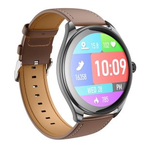 Smartwatch με Ελληνικό μενού - Κλήσεις & Αθλητικές λειτουργίες AMOLED Y22 Μαύρο