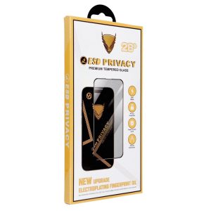 OG 6D Premium Privacy Glass - for Iphone 16 Pro / 17 black