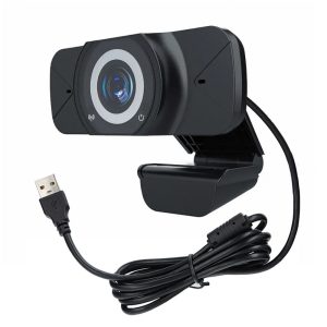 Webcam Full HD 1080p/30fps Κάμερα με Μικρόφωνο ενσωματωμένο – Μαύρη (ECM-CDV126C)