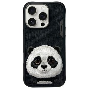 NIMMY BIG EYED PET 2.0 Panda θήκη για IPHONE 16 Pro Μαύρη