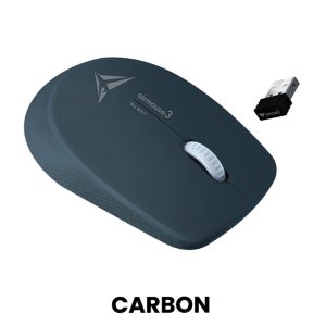 ALCATROZ WIRELESS LONGLASTING SILENT MOUSE CARBON