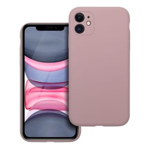 Case for iPhone 11 Silicone 2mm (camera protection) powder pink