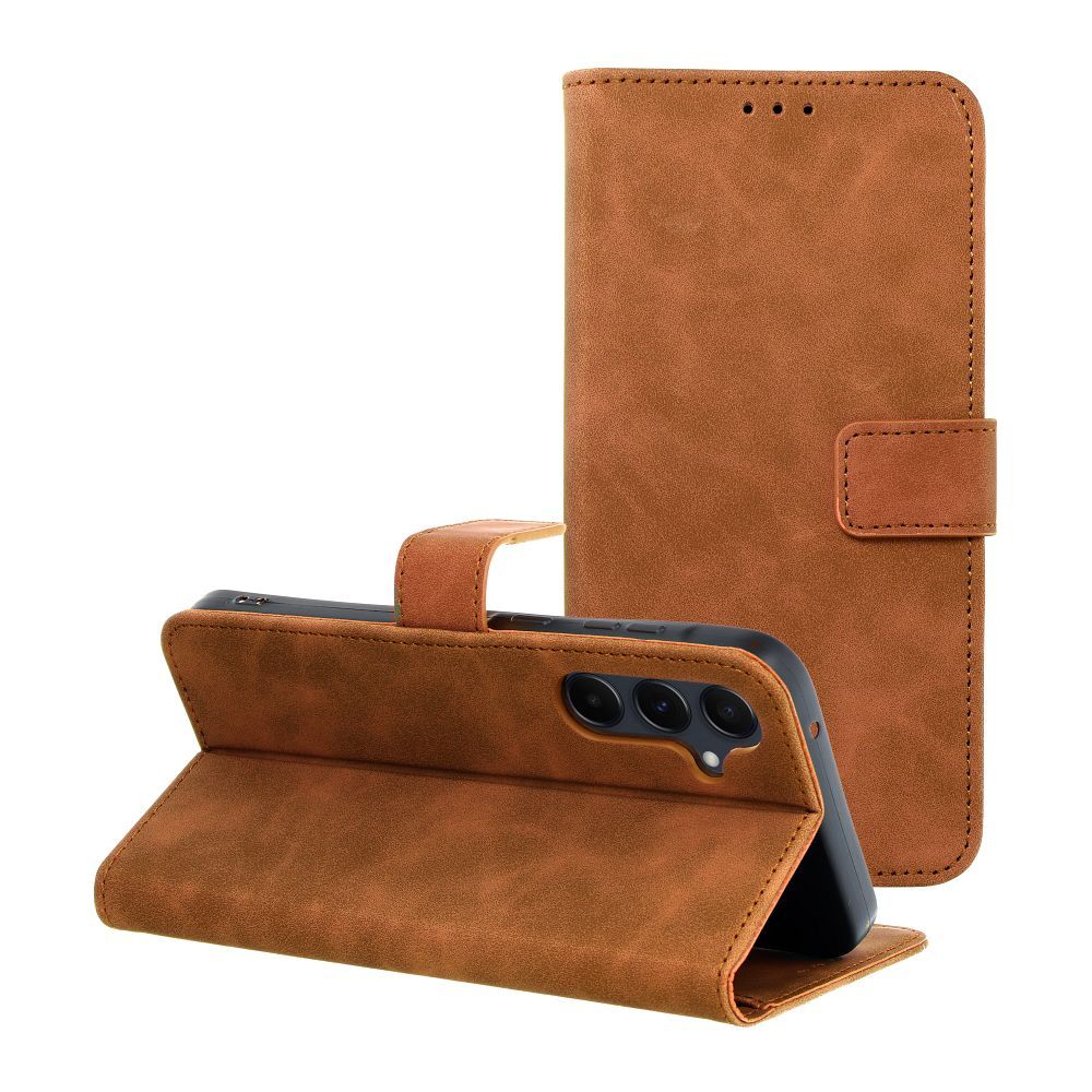 TENDER Book Case for SAMSUNG A55 5G brown TENDER Book Case for SAMSUNG A55 5G brown