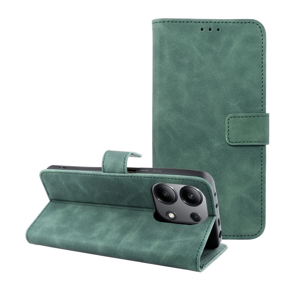 TENDER Book Case for XIAOMI Redmi Note 13 4G green TENDER Book Case for XIAOMI Redmi Note 13 4G green