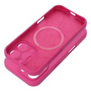 Θήκη iPhone 17 Pro Max Silicone 2mm MagSafe Compatible pink 4 Case SILICONE 2mm for IPHONE 17 Pro Max compatible with MagSafe pink